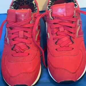 NEW BALANCE 574 CHEETAH RED